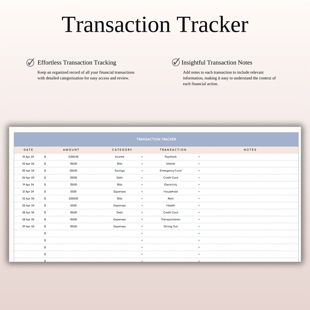 Ultimate Budget Planner (Excel & Google Sheets)